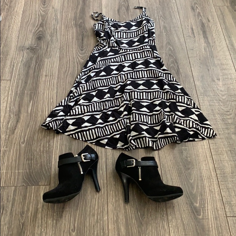 Black and white dress old navy